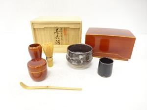 春慶塗　茶器揃